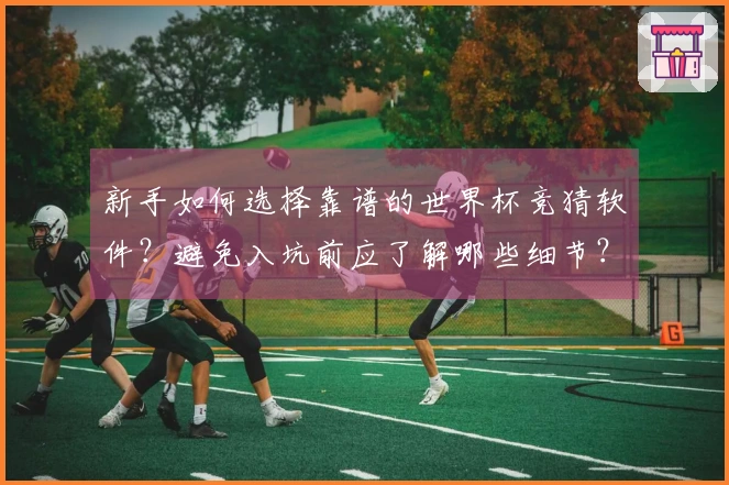 新手如何选择靠谱的世界杯竞猜软件？避免入坑前应了解哪些细节？