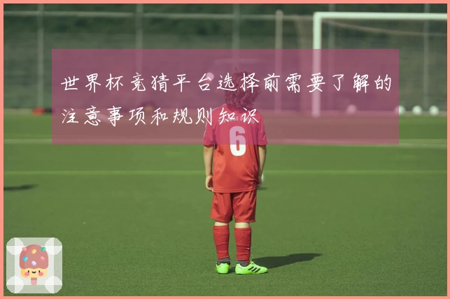 世界杯竞猜平台选择前需要了解的注意事项和规则知识