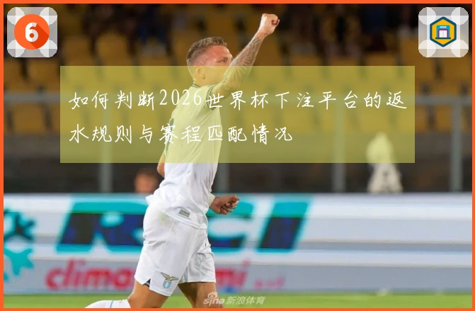 如何判断2026世界杯下注平台的返水规则与赛程匹配情况