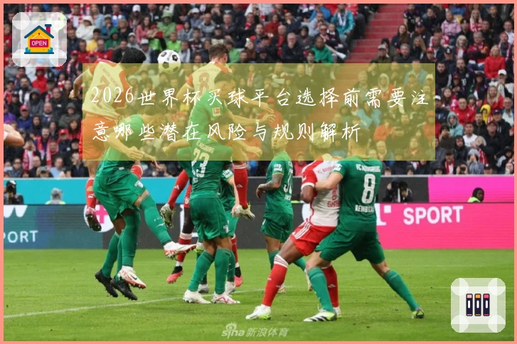 2026世界杯买球平台选择前需要注意哪些潜在风险与规则解析